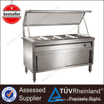 Heißer Verkauf Edelstahl Bain Marie Ausrüstung Buffet Display